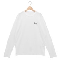 EA7 EMPORIO ARMANI/イーエーセブン エンポリオ アルマーニ EA7 EMPORIO ARMANI エンポリオアルマーニ Tシャツ カットソー ロンT 長袖Tシャツ ホワイト メンズ/508091470