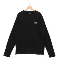 EA7 EMPORIO ARMANI/イーエーセブン エンポリオ アルマーニ EA7 EMPORIO ARMANI エンポリオアルマーニ Tシャツ カットソー ロンT 長袖Tシャツ ブラック メンズ/508091471