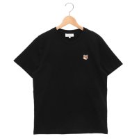 MAISON KITSUNE/メゾンキツネ MAISON KITSUNE Tシャツ カットソー フォックスヘッド パッチ ブラック レディース MAISON KITSUNE LW00105K/508091474