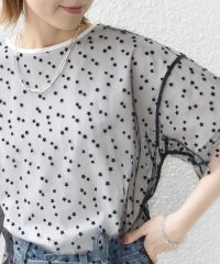 SHIPS WOMEN/【WEB限定】スター チュール レイヤード TEE/508091521
