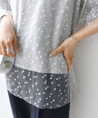 SHIPS WOMEN/【WEB限定】スター チュール レイヤード TEE/508091521