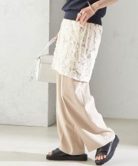 SHIPS WOMEN/〈手洗い可能〉フラワー 刺繍 チュール ラップ スカート/508091522