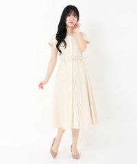 STRAWBERRY FIELDS/ストロベリーフィールズ STRAWBERRY FIELDS センタープリーツ半袖ワンピース/508091720