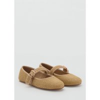 MANGO/フラットシューズ .－－ COTTON/508092005
