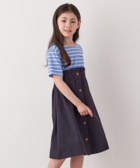 SHIPS any WOMEN/SHIPS any: ロゴ 刺繍 ボーダー ドッキング ワンピース <KIDS>/508092275