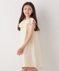 SHIPS any WOMEN/SHIPS any: シアサッカー フリルカラー ノースリーブ ワンピース <KIDS>/508092276