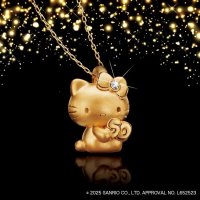 I･E･I  SELECTION/〈純金のハローキティ〉　ダイヤモンド入り24金製宝飾ペンダント/508092411