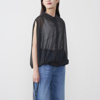Doubleface Tokyo/ダブルフェーストーキョー Doubleface Tokyo 裾ゴムギャザーバルーンブラウス/508092423