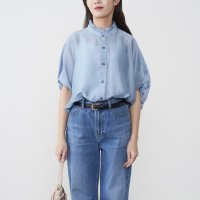 Doubleface Tokyo/ダブルフェーストーキョー Doubleface Tokyo バックギャザーフリルネックブラウス/508092424