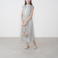 Doubleface Tokyo/ダブルフェーストーキョー Doubleface Tokyo 幾何柄ギャザー ワンピース/508092425