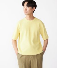 SHIPS MEN/SHIPS:〈手洗い可能〉リネン バスケット ニット Tシャツ/508092523