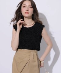Apuweiser-riche/フレンチスリーブふわもこトップス/508092539