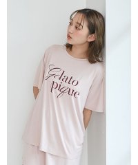 gelato pique/【接触冷感】レーヨンロゴTシャツ/508092561