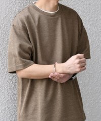 SHIPS any MEN/【WEB限定】SHIPS any: リネンライク メランジ 鹿の子 フェイク レイヤード Tシャツ◇/508092593