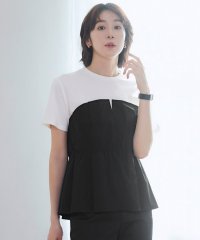 JIYU-KU(LARGE SIZE)/【SHIHOさん着用・洗える】ビスチェコンビ Tシャツ/508092728