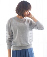 JIYU-KU（SMALL SIZE）/【ワコールコラボ】【カタログ掲載・洗える】シアーボーダー ニット/508092733