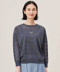 JIYU-KU（SMALL SIZE）/【ワコールコラボ】【カタログ掲載・洗える】シアーボーダー ニット/508092733