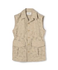 MACPHEE/メッシュカットジャカード ジレ/508092851