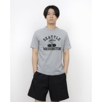 CHAMPION/チャンピオン Champion メンズ 半袖Tシャツ SHORT SLEEVE T－SHIRT_ C3－B348 (グレー)/508093004