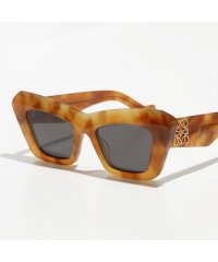 LOEWE/ロエベ LOEWE LOEWE サングラス LW40036I フォックス型 アナグラム/508093123