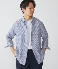 SHIPS MEN/SHIPS: レイモンド レギュラーカラー リネン 7スリーブ シャツ/508093330