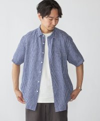 SHIPS MEN/SHIPS: レイモンド レギュラーカラー リネン チェック ショートスリーブ シャツ/508093332