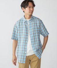 SHIPS MEN/SHIPS: レイモンド レギュラーカラー リネン チェック ショートスリーブ シャツ/508093332