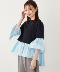 SHIPS Colors WOMEN/SHIPS Colors:〈手洗い可能〉ミラノリブ フハク コンビ トップス/508093334