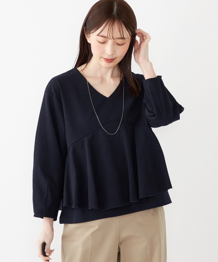 セール 40%OFF】SHIPS Colors:〈手洗い可能〉ミラノリブ Vネック