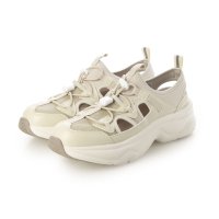 MADFOOT/MADFOOT! マッドフット キッズ 厚底スニーカーサンダル【幅広3E】スポーツサンダル スポサン サマーシューズ 250009 ベージュ/508093347