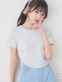 Emsexcite/エムズエキサイト ems excite ビジューロゴドロストTEE/508093417