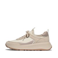 fitflop/フィットフロップ fitflop fitflop フィットフロップ F－MODE SUEDE/KNIT FLATFORM SLIP－ON LACED SNEAK/508093468