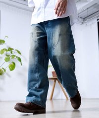 SB Select/シルバーバレットセレクト SB Select SB select ワイドストレートダブルニーパッチデニムパンツ/508093506