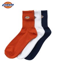 Dickies/ディッキーズ Dickies クォーターソックス アソート刺繍 3足組/508093529