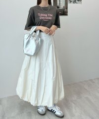 futier land/フューティアランド Futier Land コットン100％配色ロゴプリントTシャツ/508093566