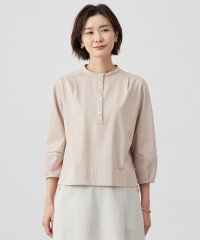J.PRESS LADIES/【洗える】プレーティングジャージー バンドカラー カットソー/508094059