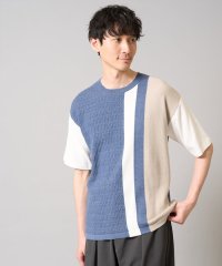 a.v.v (MEN)/【洗濯機で洗える】ニットベスト切替カットソー/507896860