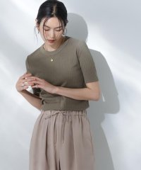 Anti Soaked(R) 汗染み防止クルーネックリブTシャツ