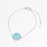 AGATHA PARIS/アガタ パリ AGATHA PARIS MOPAブレスレット、ディスク、ターコイズ/508054937