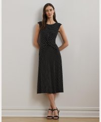 LAUREN RALPH LAUREN/ポルカドット ツイストフロント ジャージー ドレス/508085239