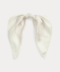 LAUREN RALPH LAUREN/ロゴプリント シルク スクエア スカーフ/508085249