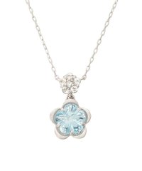Samantha Tiara/「オンライン限定」K10WG カラフルフラワー ネックレス/508090781