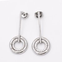 AGATHA PARIS/アガタ パリ AGATHA PARIS 19AW、C、45th、ピアス、バー、ロゴサークル、CZ/508093438