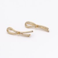 AGATHA PARIS/アガタ パリ AGATHA PARIS ボウピアス、パヴェ、クリスタル／ゴールド/508093442