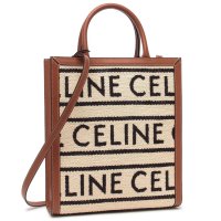 CELINE/セリーヌ CELINE ハンドバッグ ショルダーバッグ スモール バーティカル ロゴ ミニバッグ ホワイト ブラック レディース CELINE 192082EF/508093761