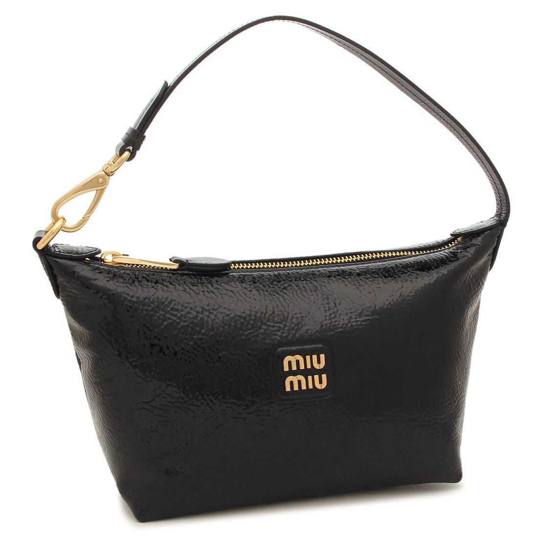 miu ミュウミュウ ハンドバッグ MIU ジップド トップハンドル