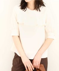 OFUON/フロントフリルデザインブラウス/洗える/WEB限定サイズあり/508094157