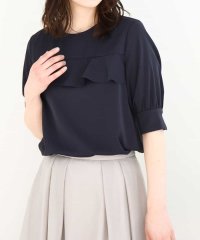 OFUON/フロントフリルデザインブラウス/洗える/WEB限定サイズあり/508094157