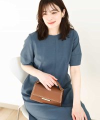 OFUON/リネンライク ランタンスリーブワンピース/洗える/WEB限定サイズあり/508094159