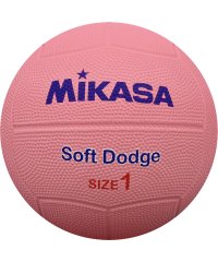 MIKASA/ミカサ MIKASA ミカサ MIKASA ソフトドッジボール1号 ピンク ジュニア 子ども 小学低学年用 ドッチボール レクリエーション 学校 体育 発泡ゴム/507834241